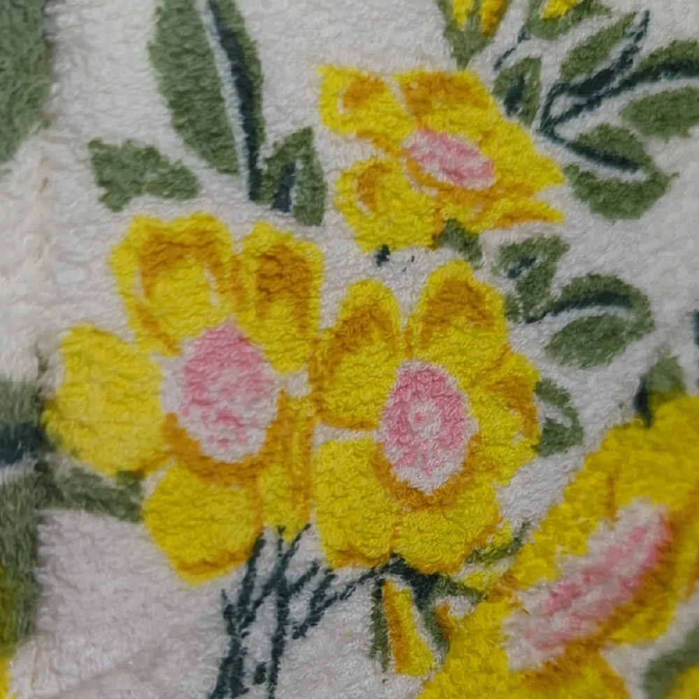 Vintage 70s J.C Penny's 3 PC. Terry Cloth Bath‎ Towel Set New Deadstock RARE HTF